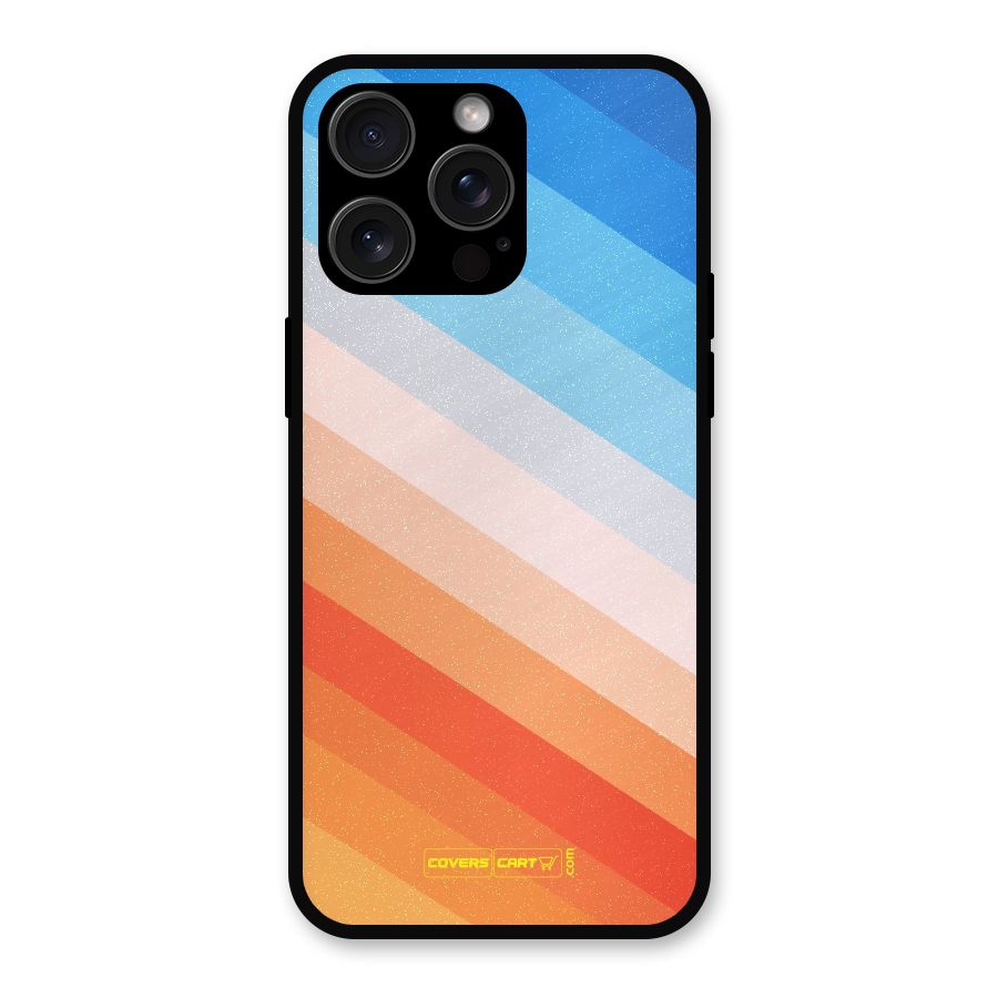 Jazzy Pattern Metal Back Case for iPhone 15 Pro Max