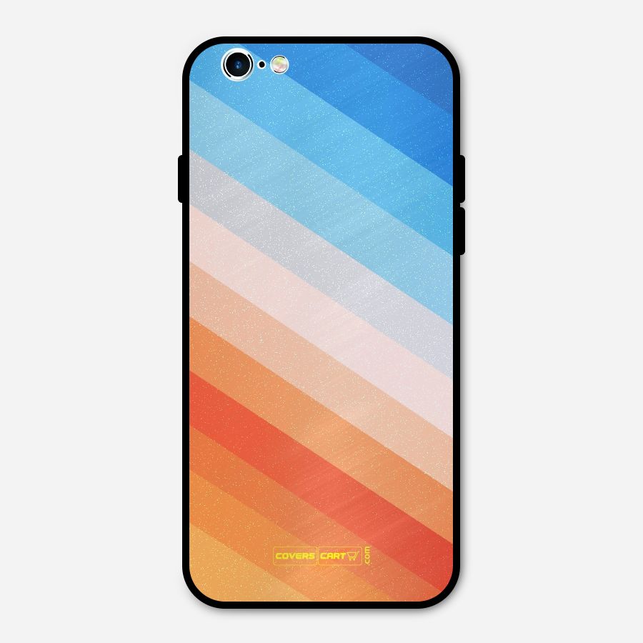 Jazzy Pattern Metal Back Case for iPhone 6 6s