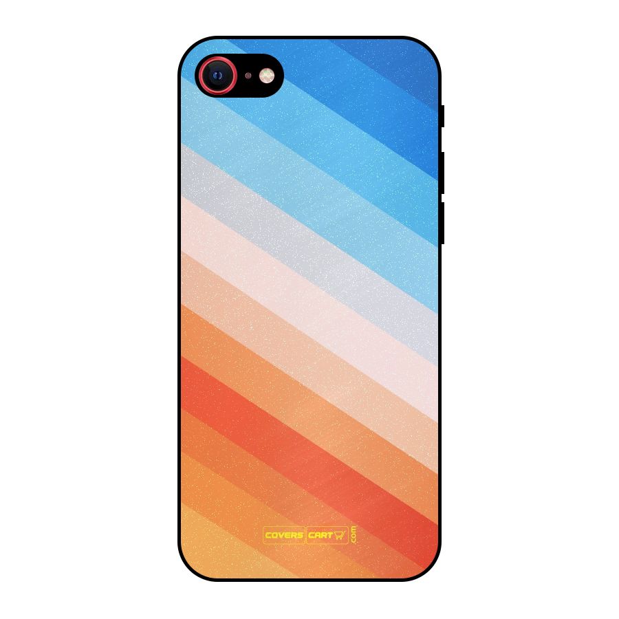 Jazzy Pattern Metal Back Case for iPhone 7