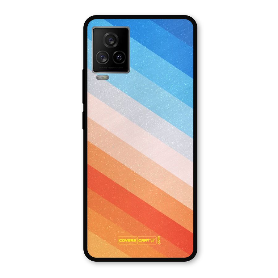 Jazzy Pattern Metal Back Case for iQOO 7 Legend 5G
