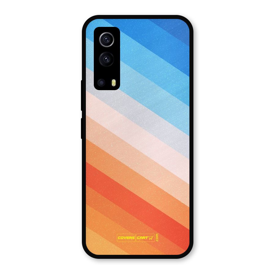 Jazzy Pattern Metal Back Case for iQOO Z3