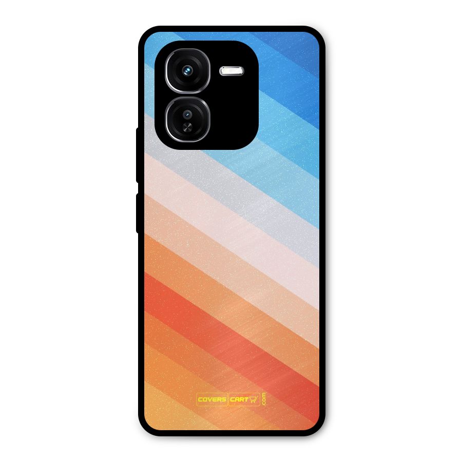 Jazzy Pattern Metal Back Case for iQOO Z9x