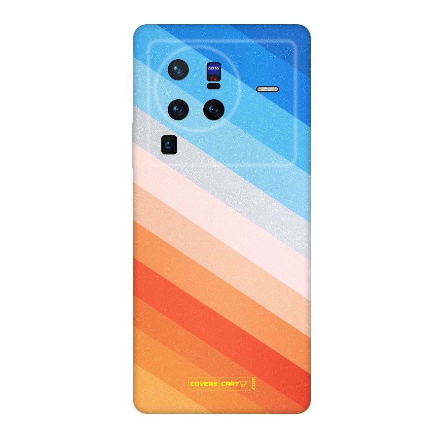 Jazzy Pattern Original Polycarbonate Back Case for Vivo X80