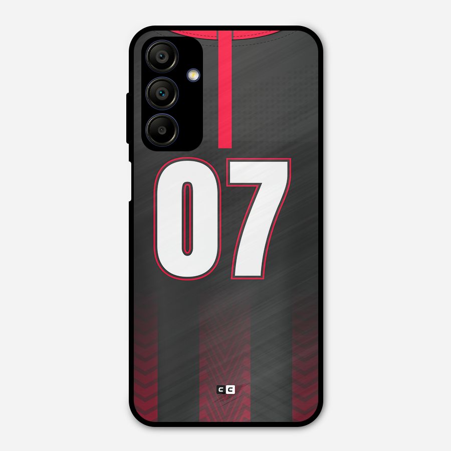 Jersy No 7 Metal Back Case for Galaxy A15 5G
