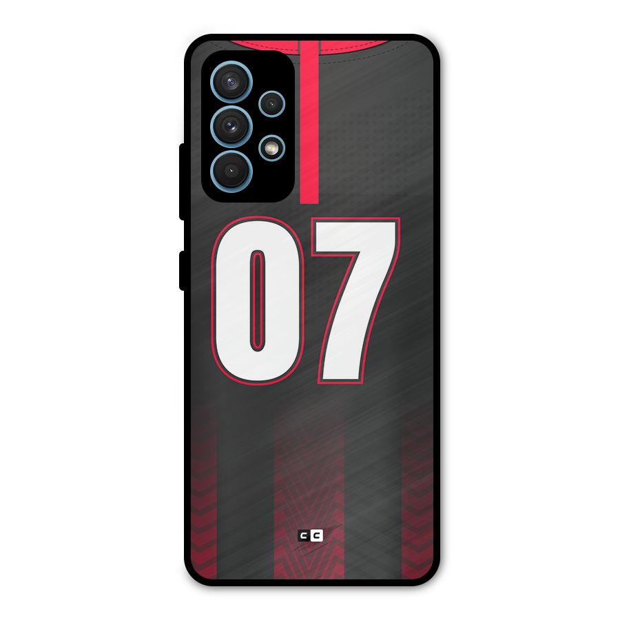 Jersy No 7 Metal Back Case for Galaxy A32