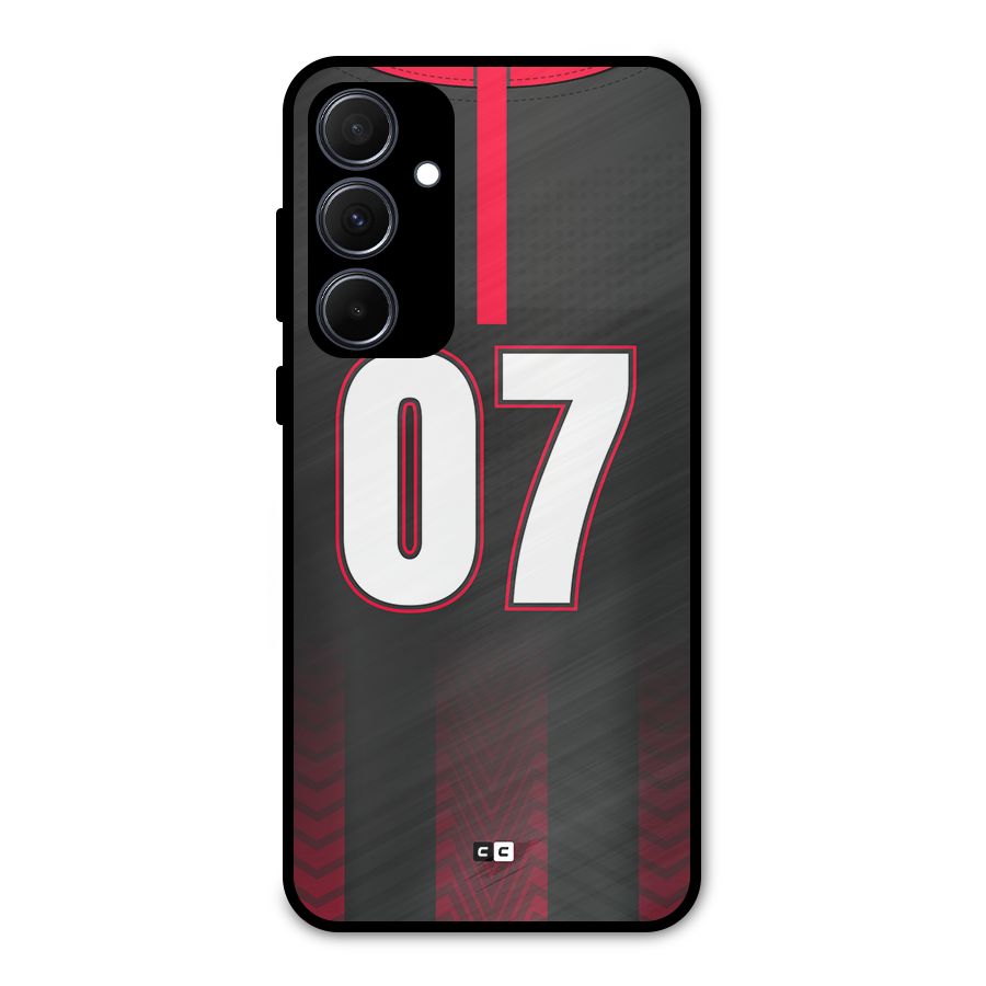 Jersy No 7 Metal Back Case for Galaxy A35