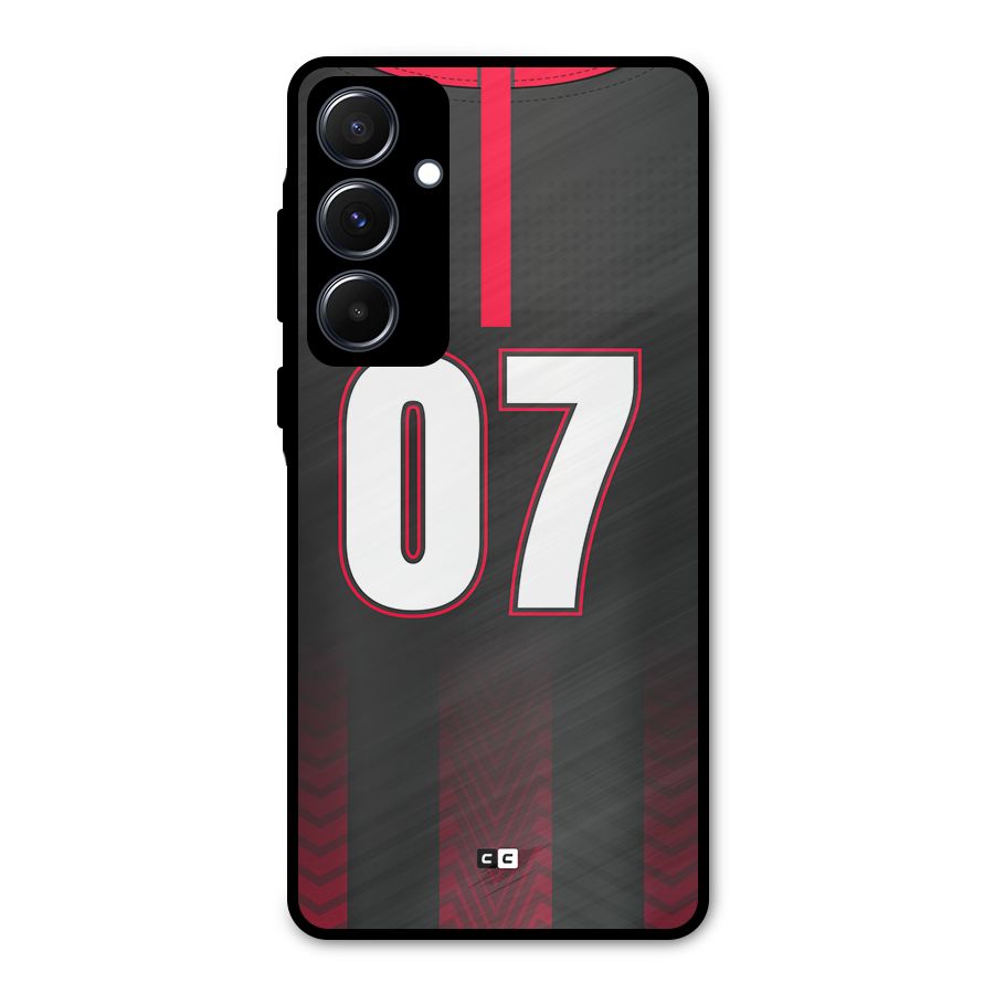 Jersy No 7 Metal Back Case for Galaxy A55