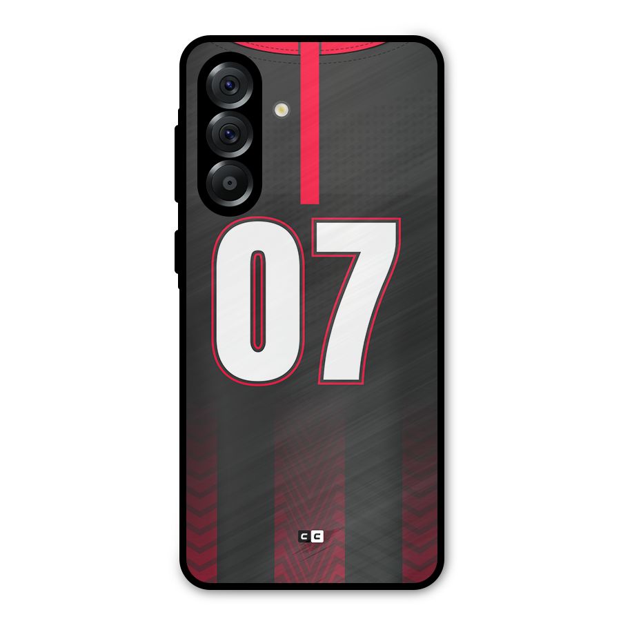 Jersy No 7 Metal Back Case for Galaxy A56