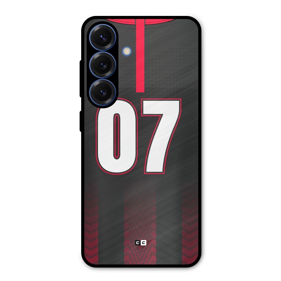 Jersy No 7 Metal Back Case for Galaxy S25
