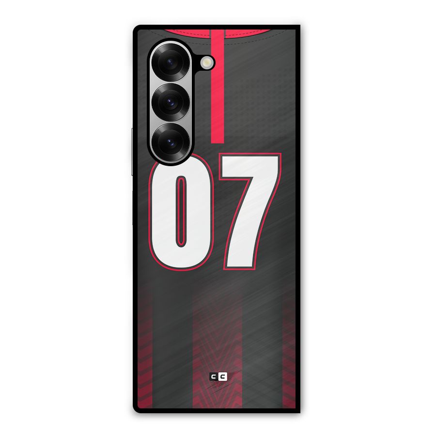 Jersy No 7 Metal Back Case for Galaxy Z Fold6