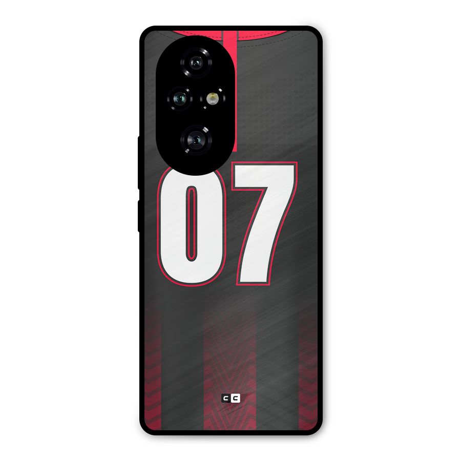 Jersy No 7 Metal Back Case for Honor 200 Pro