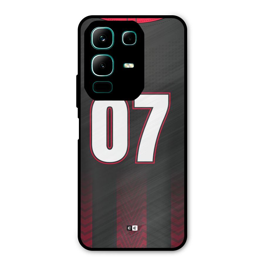Jersy No 7 Metal Back Case for Infinix Note 50x