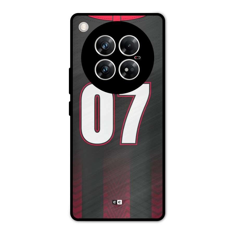 Jersy No 7 Metal Back Case for Infinix Zero 40 5G