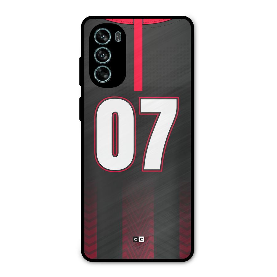 Jersy No 7 Metal Back Case for Moto G62
