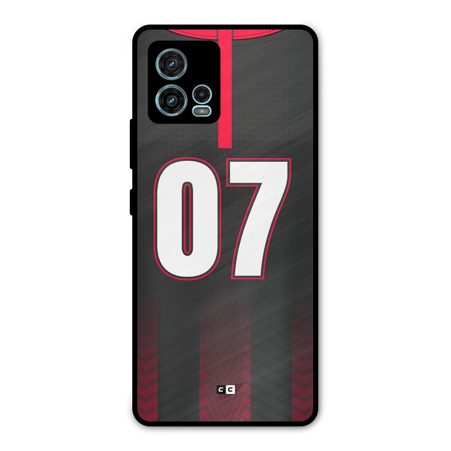Jersy No 7 Metal Back Case for Moto G72