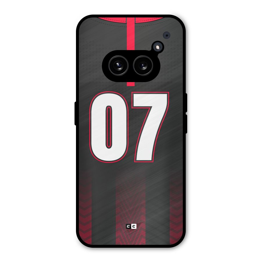 Jersy No 7 Metal Back Case for Nothing Phone 2a Plus