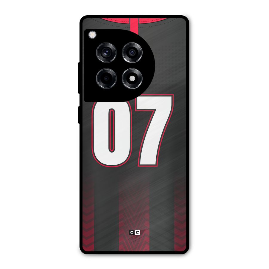 Jersy No 7 Metal Back Case for OnePlus 12R