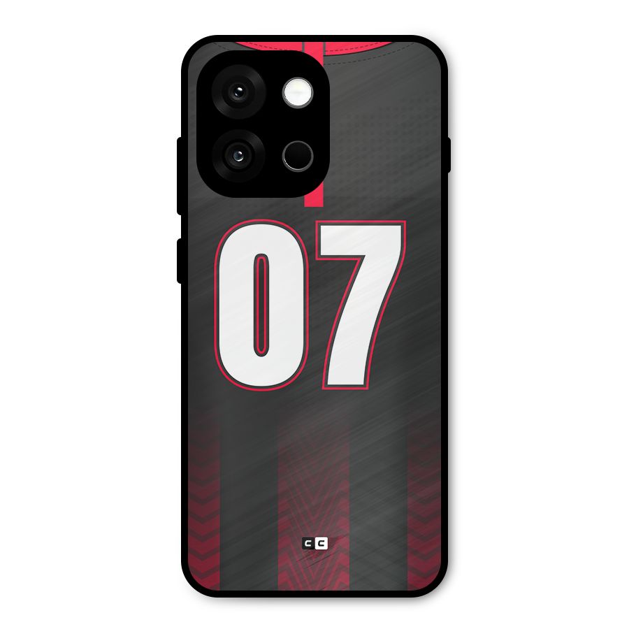Jersy No 7 Metal Back Case for OnePlus 13s