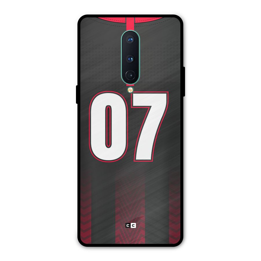 Jersy No 7 Metal Back Case for OnePlus 8