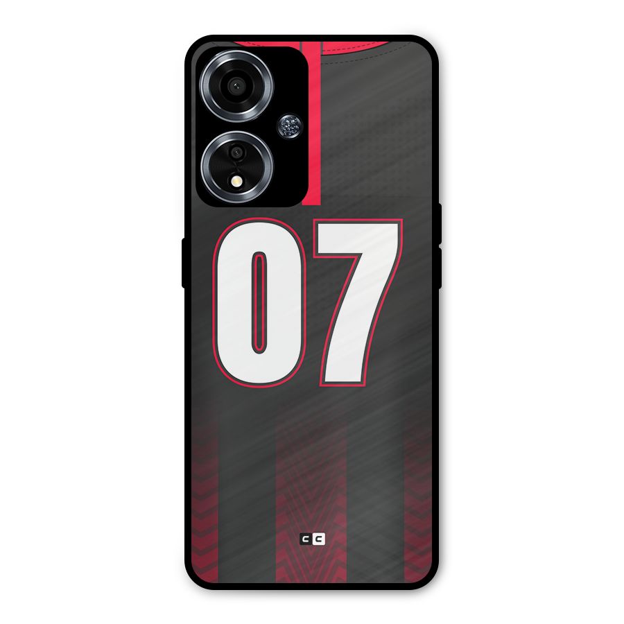 Jersy No 7 Metal Back Case for Oppo A59