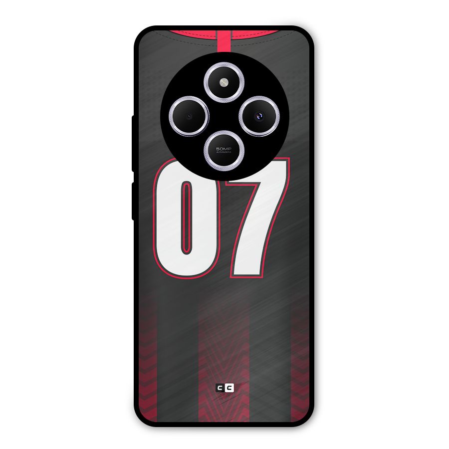 Jersy No 7 Metal Back Case for Poco C75 5G