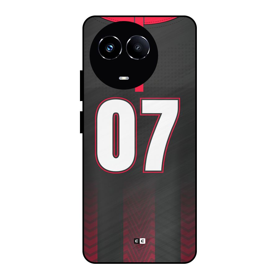 Jersy No 7 Metal Back Case for Realme 11X