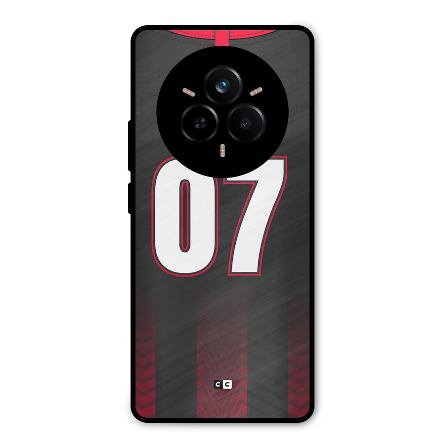 Jersy No 7 Metal Back Case for Realme 14 Pro