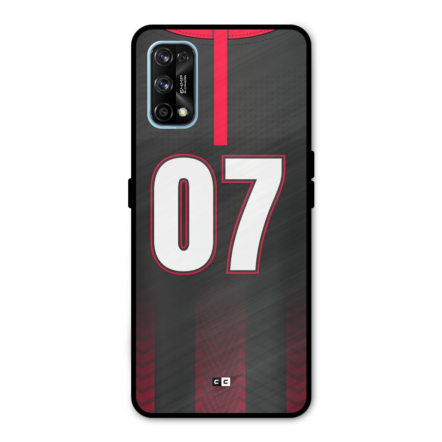 Jersy No 7 Metal Back Case for Realme 7 Pro