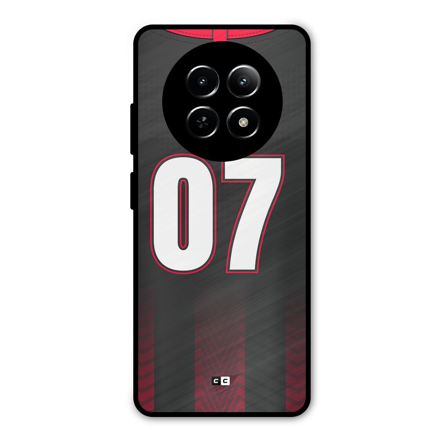 Jersy No 7 Metal Back Case for Realme Narzo 70x 5G