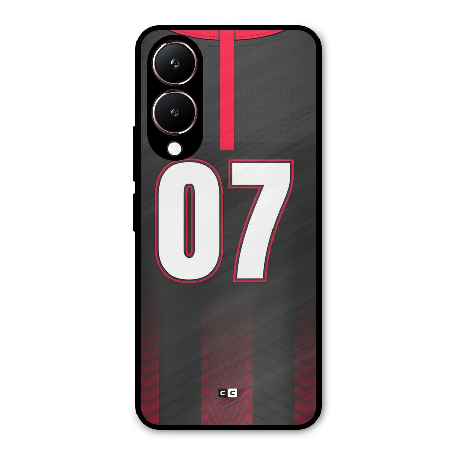 Jersy No 7 Metal Back Case for Vivo Y28