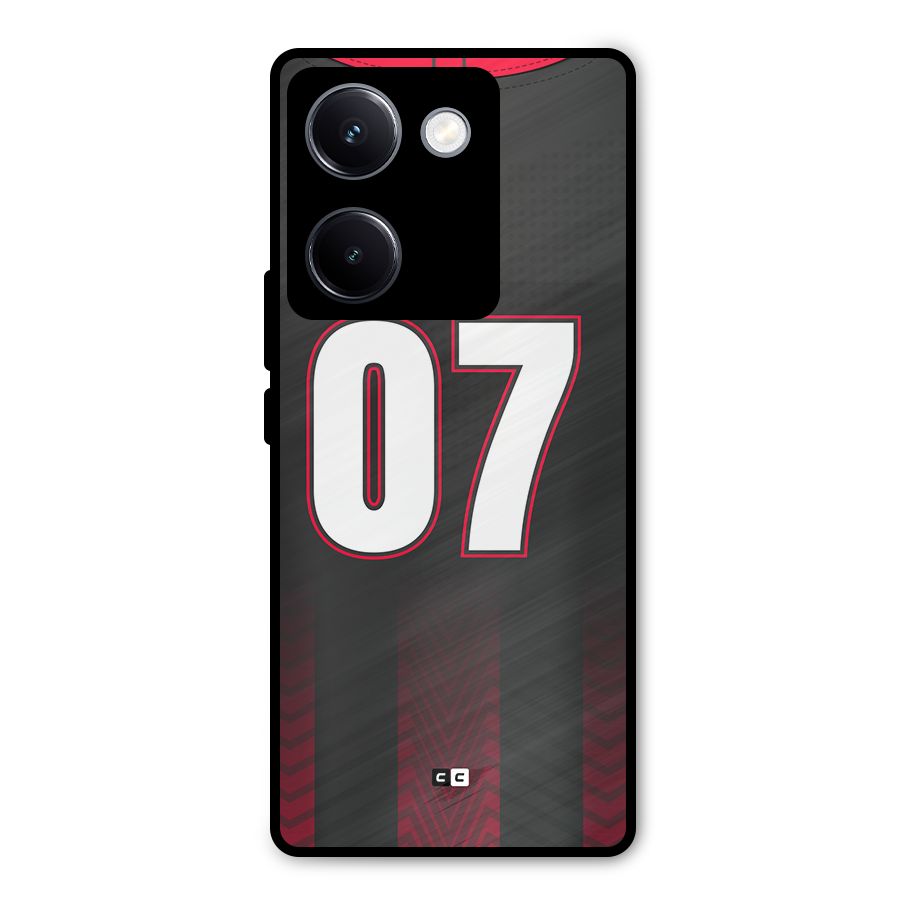 Jersy No 7 Metal Back Case for Vivo Y300 Plus