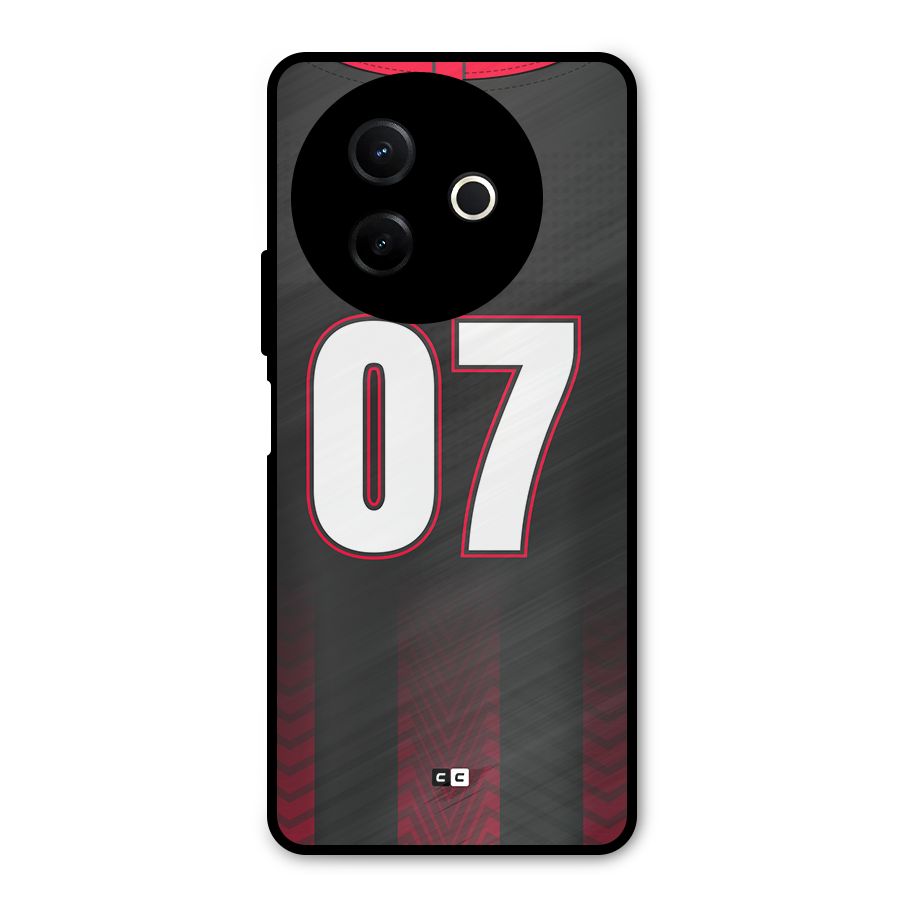 Jersy No 7 Metal Back Case for Vivo Y39