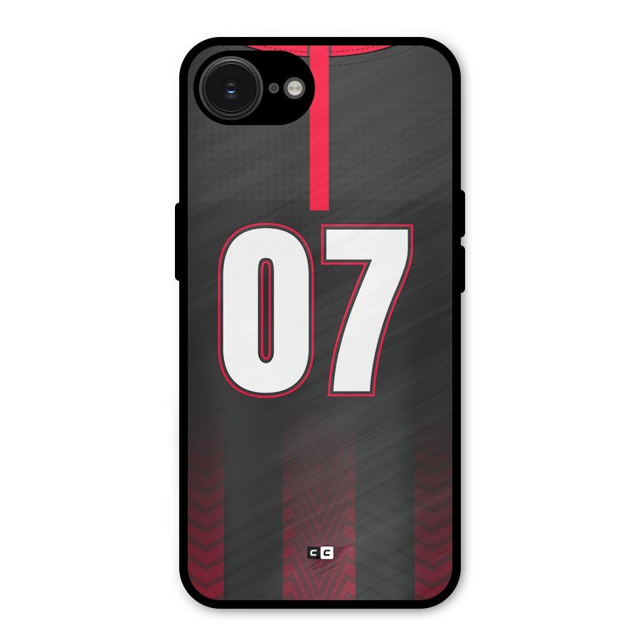 Jersy No 7 Metal Back Case for iPhone 16e