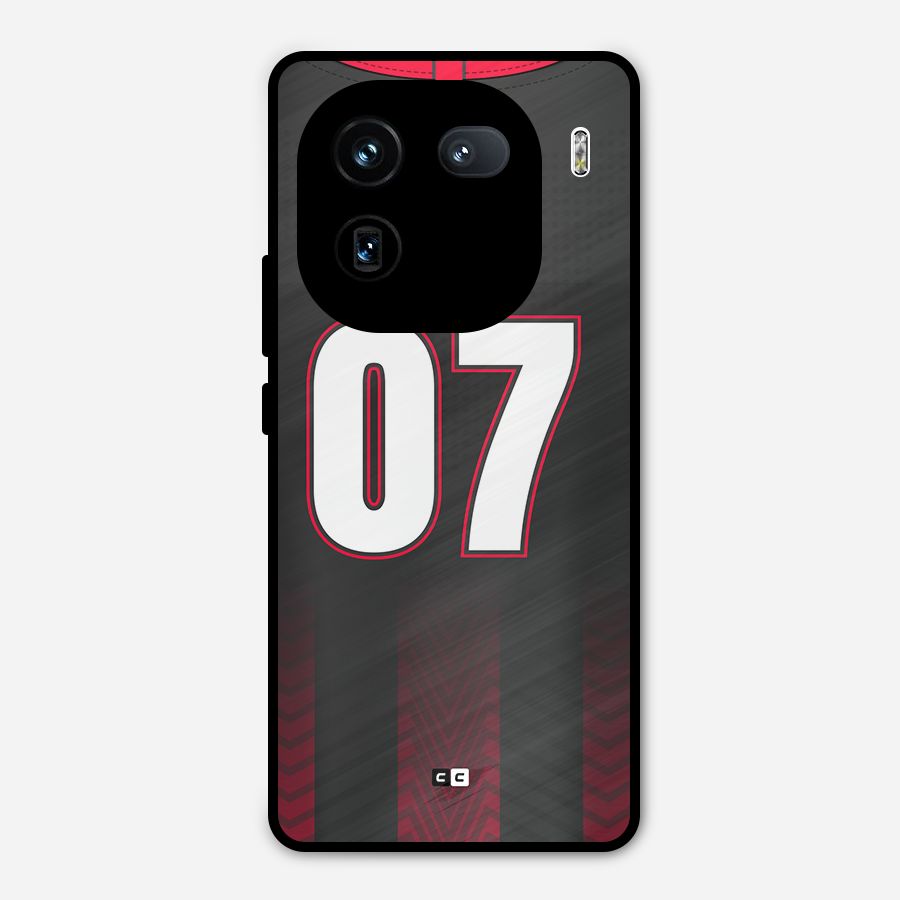 Jersy No 7 Metal Back Case for iQOO 12