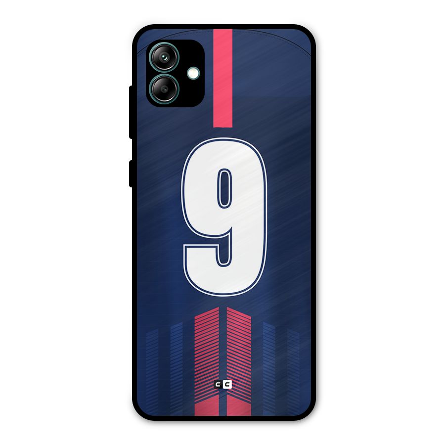 Jersy No 9 Metal Back Case for Galaxy A04