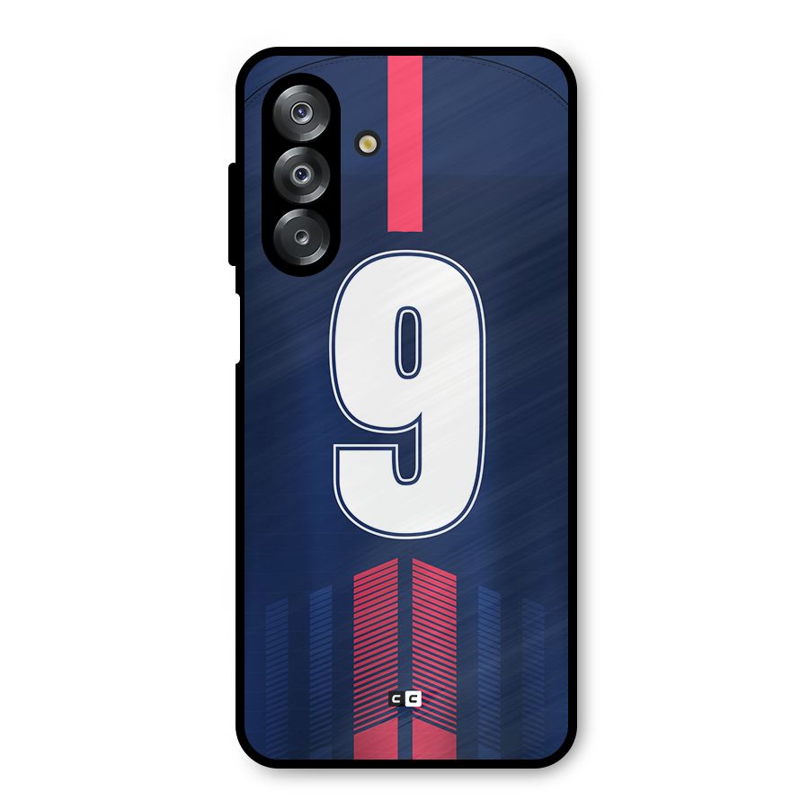 Jersy No 9 Metal Back Case for Galaxy A26