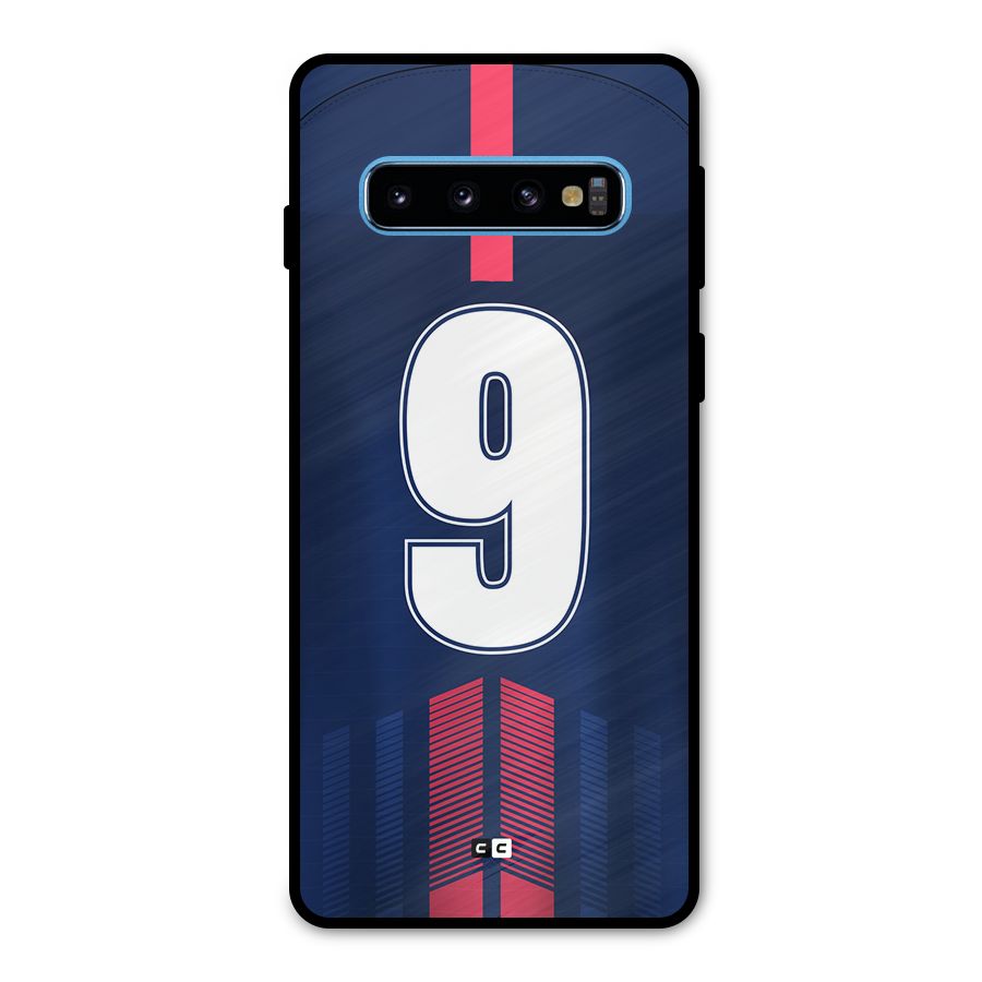 Jersy No 9 Metal Back Case for Galaxy S10
