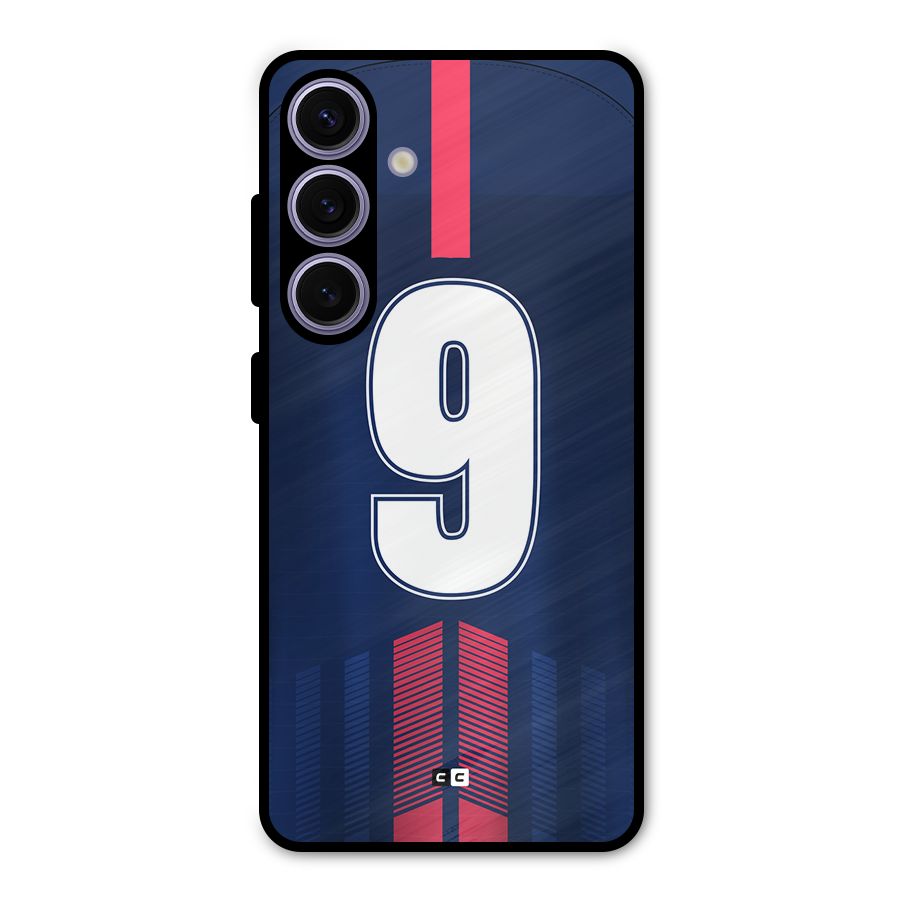 Jersy No 9 Metal Back Case for Galaxy S24