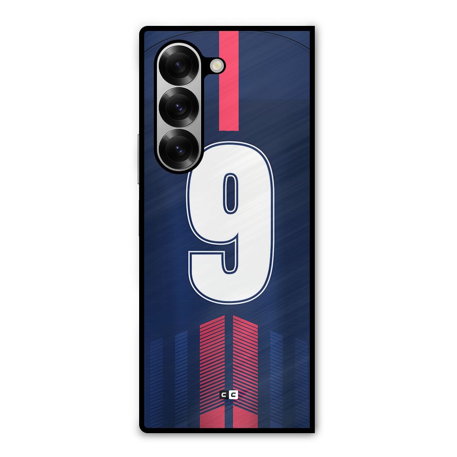 Jersy No 9 Metal Back Case for Galaxy Z Fold6