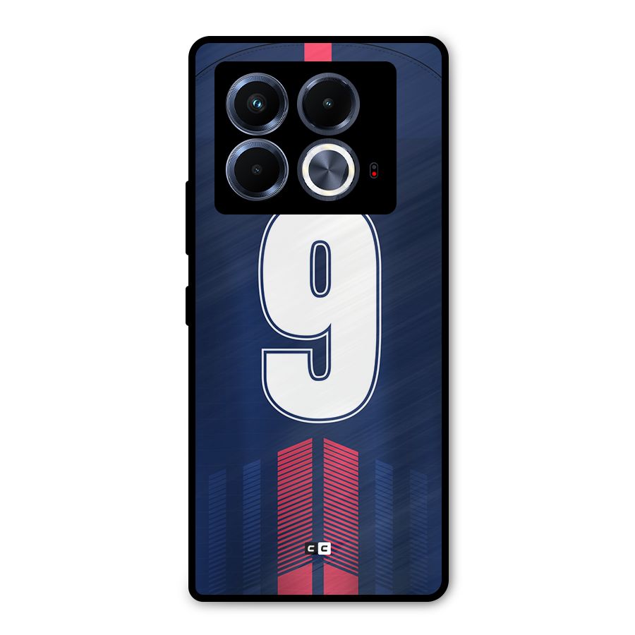 Jersy No 9 Metal Back Case for Infinix Note 40 5G