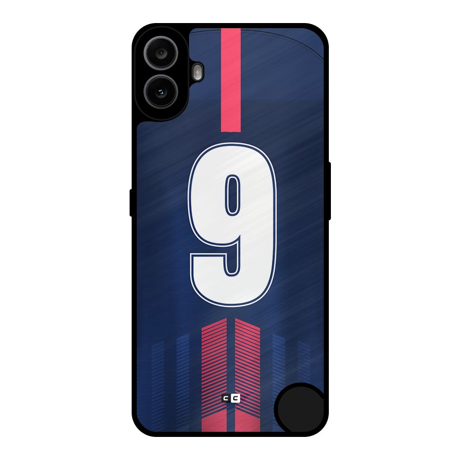 Jersy No 9 Metal Back Case for Nothing CMF Phone 1