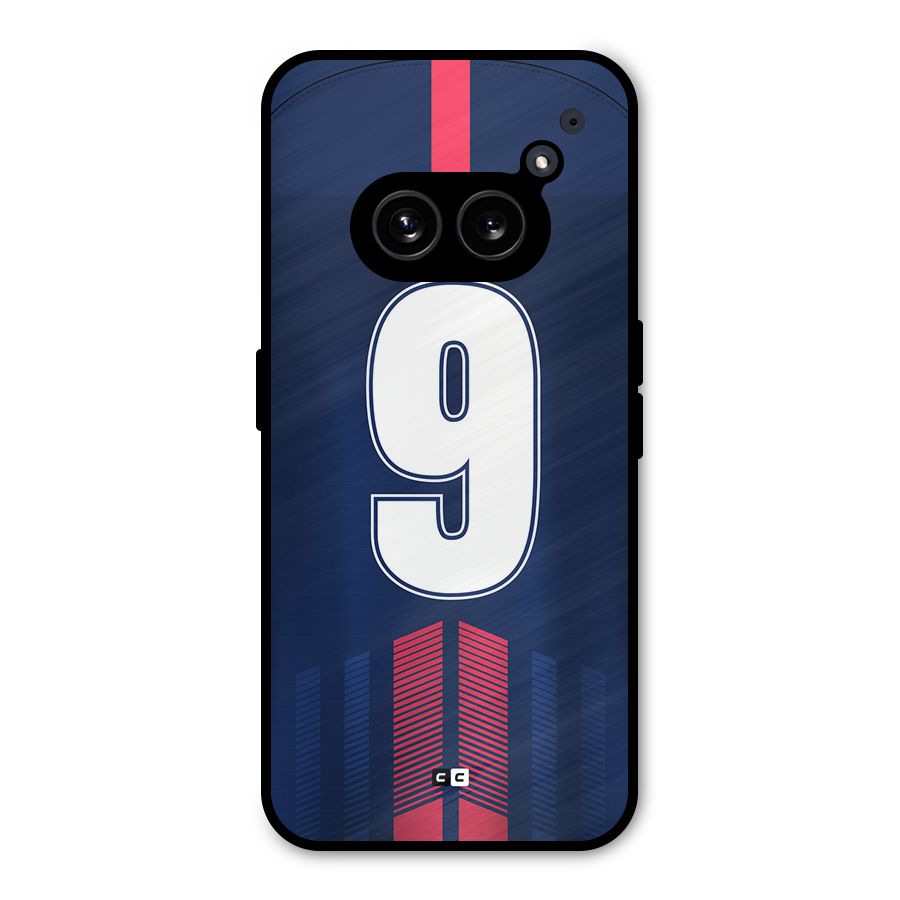Jersy No 9 Metal Back Case for Nothing Phone 2a Plus