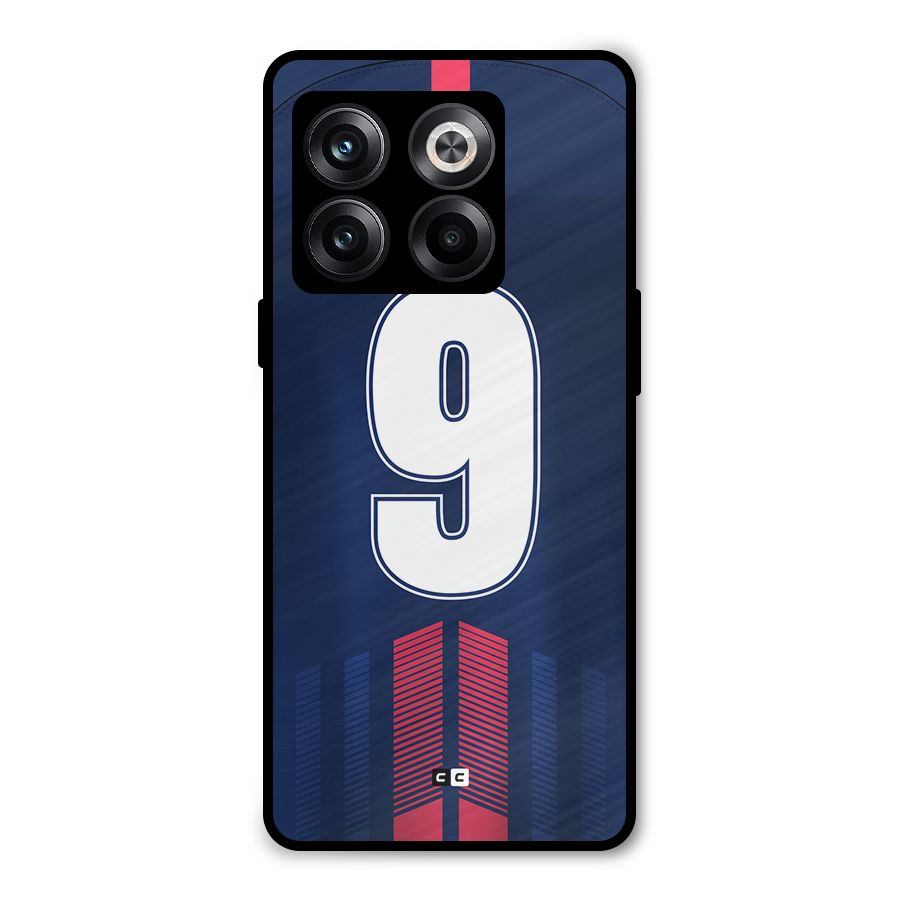 Jersy No 9 Metal Back Case for OnePlus 10T