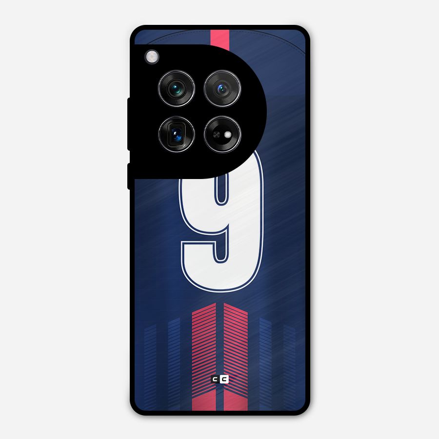 Jersy No 9 Metal Back Case for OnePlus 12