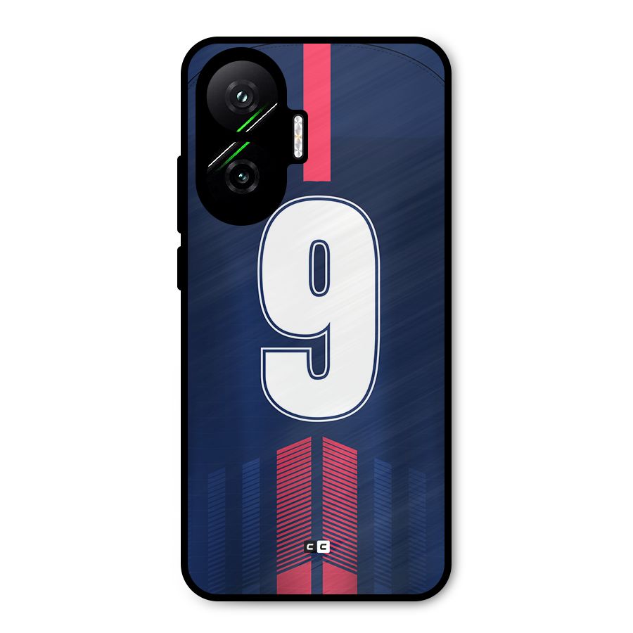 Jersy No 9 Metal Back Case for Poco F7