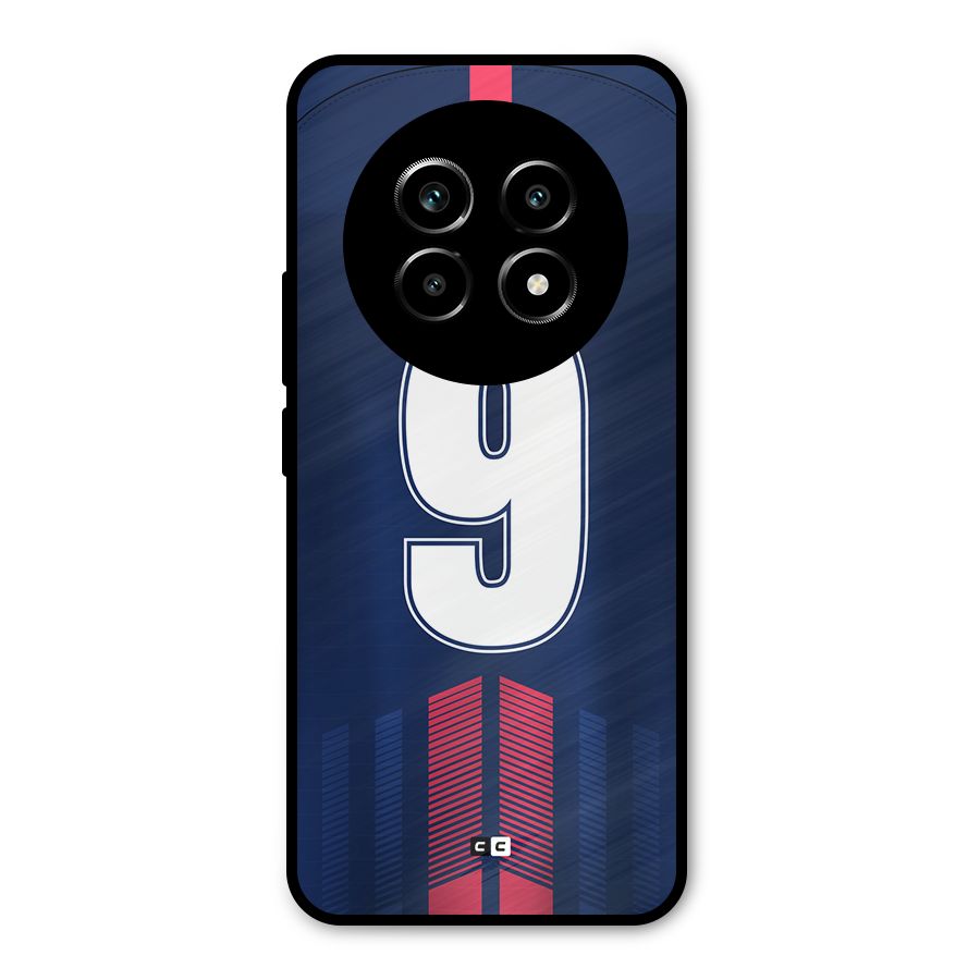 Jersy No 9 Metal Back Case for Realme 13 Pro
