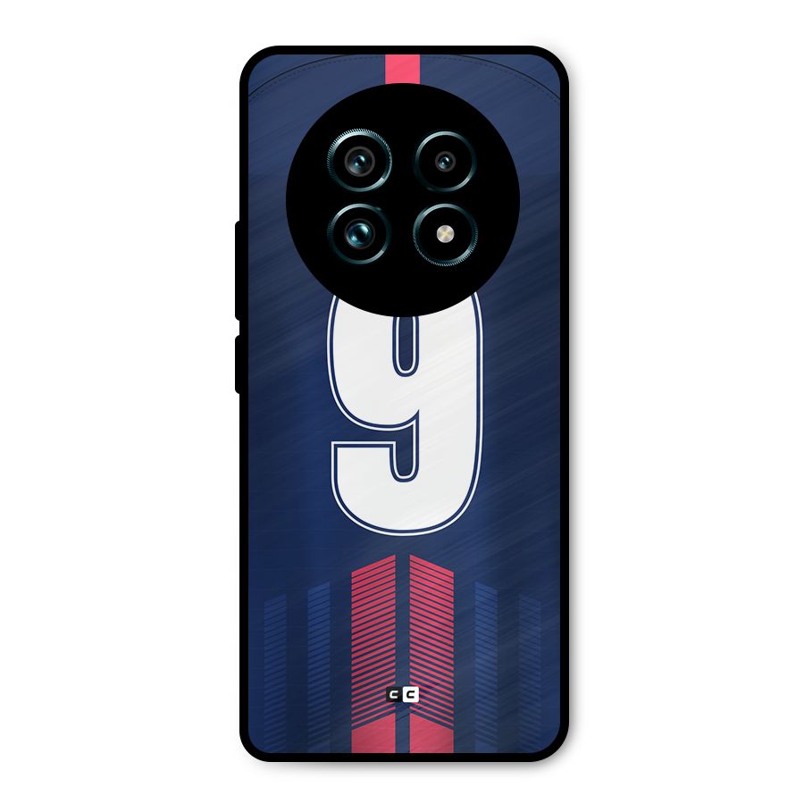 Jersy No 9 Metal Back Case for Realme 13 Pro Plus