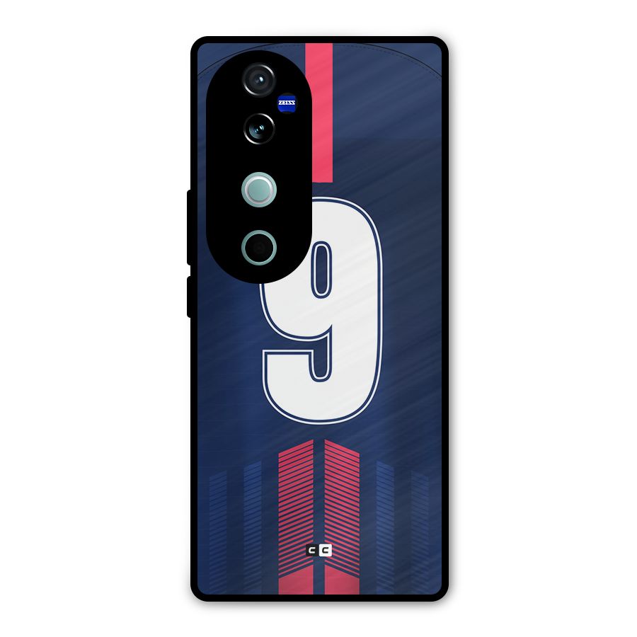 Jersy No 9 Metal Back Case for Vivo V40