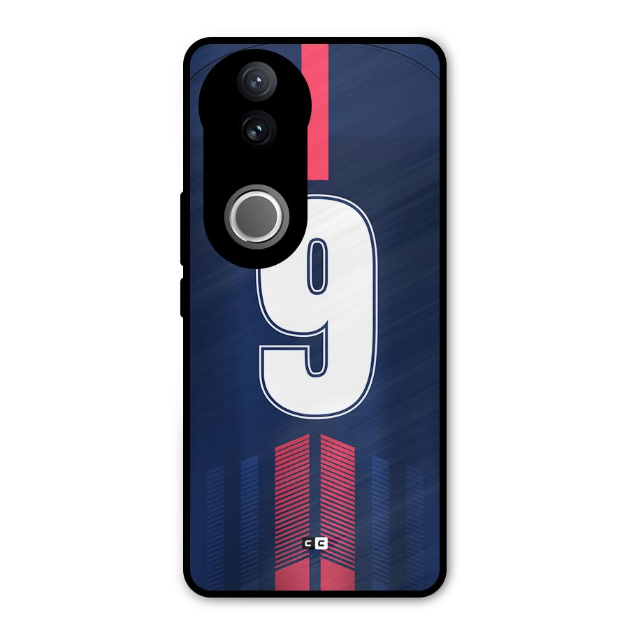 Jersy No 9 Metal Back Case for Vivo V50e