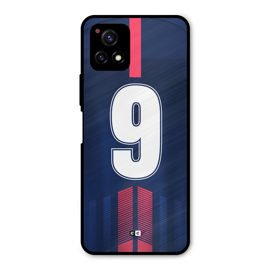 Jersy No 9 Metal Back Case for Vivo Y72 5G